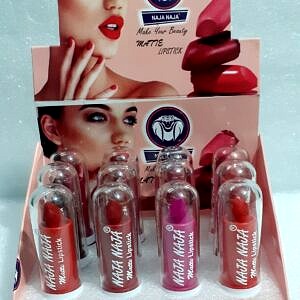 Naja naja matte lipstick pack of 12pc mix colour tas