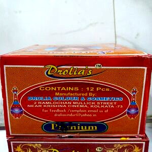 Mahadarshan bengali red sindur pack of 12pc Ea