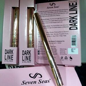 Seven seas dark line eyeliner water proof long lasting ai