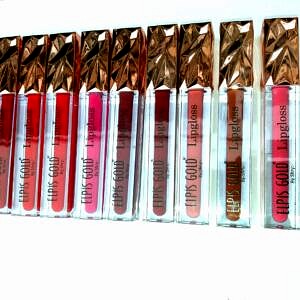 Elpis gold waterproof matte lip gloss mix color pack of 12pc hi