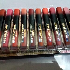 Huda beauty liquid matte lipstick pack of 12pc hps