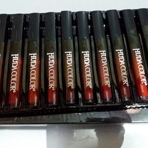 Huda beauty liquid matte lipstick pack of 12pc hps