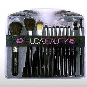 Huda beauty Makeup Brush Kit, Set of 12 TRS