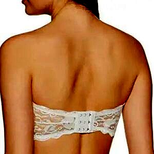 Fabme Women Lace, Padded Tube Bra – Free Size – 3 Hook Back mix colour ps