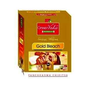 Green veda gold bleach 43g. to