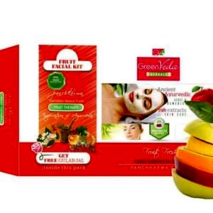 Green veda fruit facial kit 250g. or