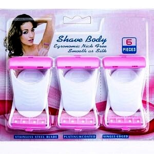 Shave body raser pack of 6pc ha