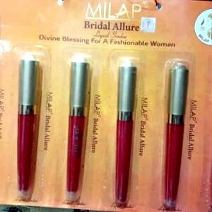 Milap bridal allure liquid sindur red pack of 6pc Tr.ha