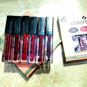 Matte Me waterproof liquid lipstick pack of 6pc colour Mix (A+B) HH