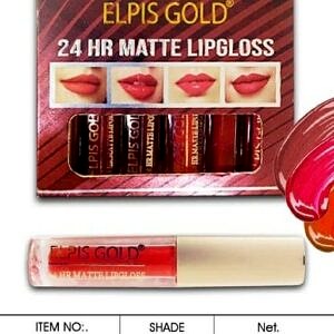 Elpish gold mini matte lipstick 24H long lasting Pack of 12pc mix colour te