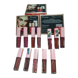 Yana girl fashion matte lipgloss mix colors pack of 12pc tsh